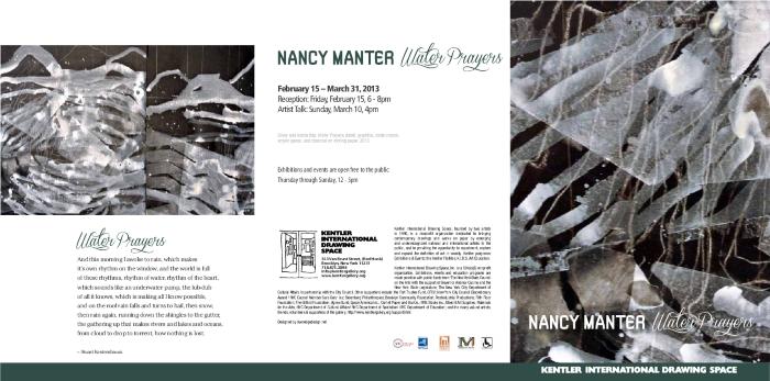 Nancy Manter, Water Prayers