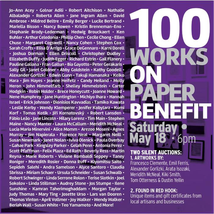 100 Works on Paper Benefit Exhibition_2019