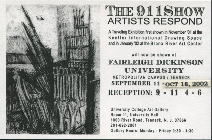 911 SHOW: Artists Respond
