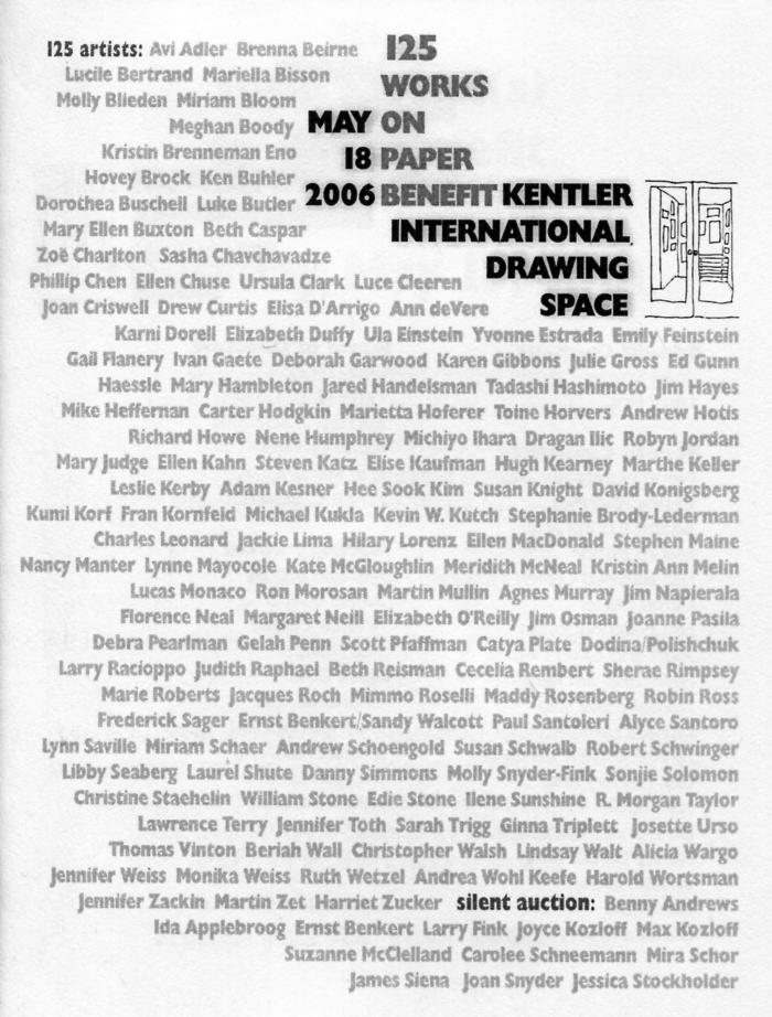 125 Works on Paper Benefit, 2006