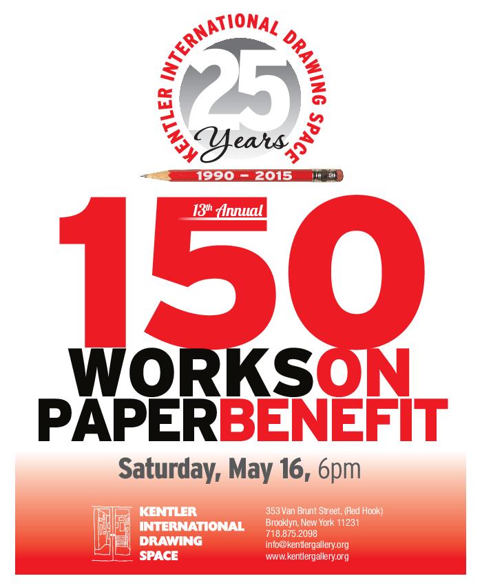 100 Works on Paper Benefit, May 2015