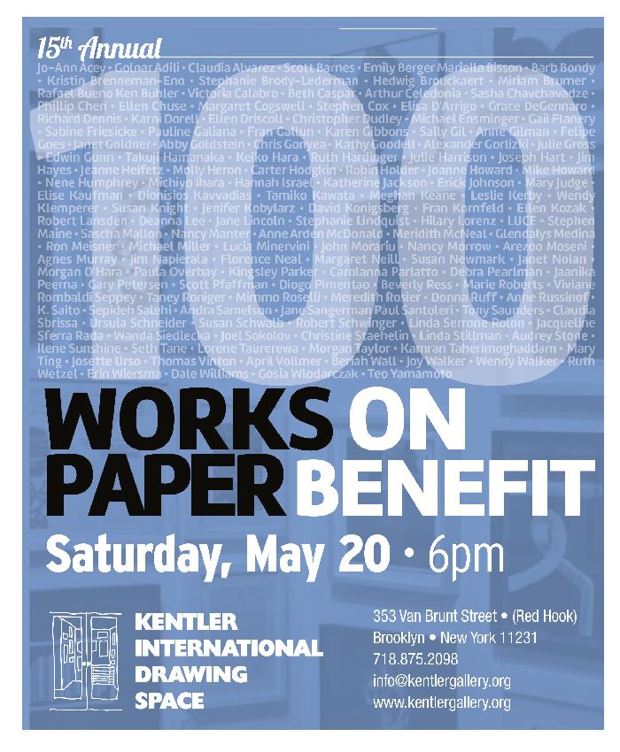 15th Annual 100 Works on Paper Benefit

