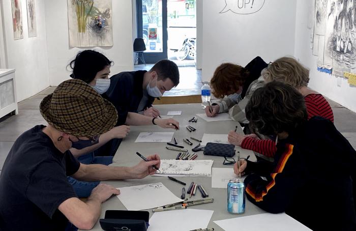 Drawing Together with Julie Peppito and Gideon Kendall