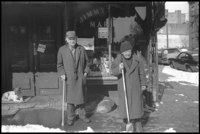 Jack and Walter Outside Jimmy's Market